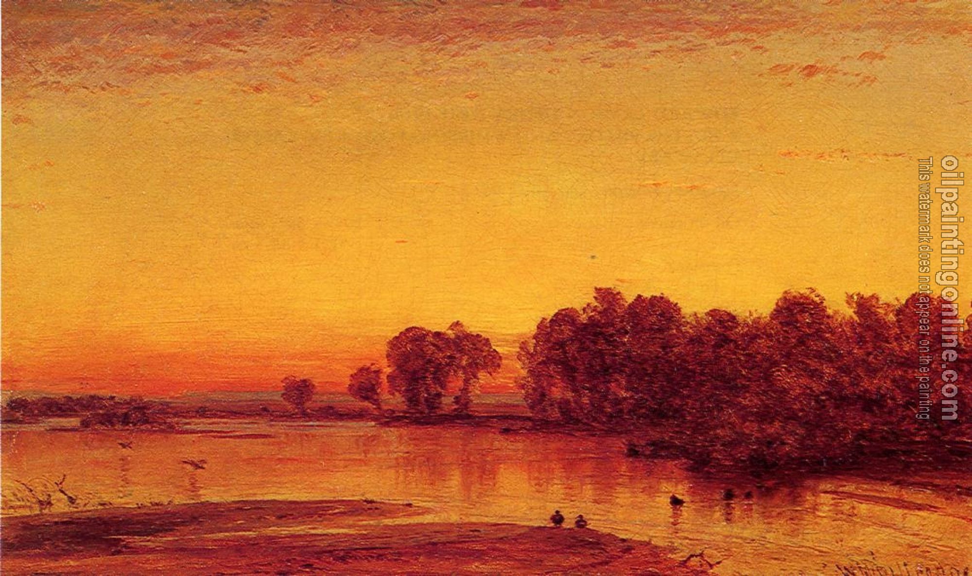 Whittredge, Thomas Worthington - The Platte River